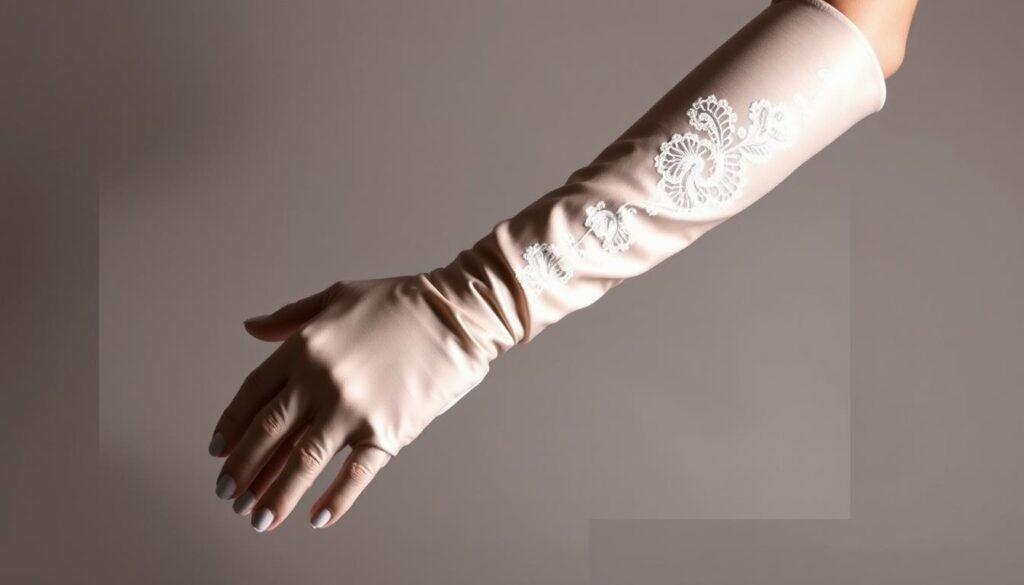 opera length wedding gloves
